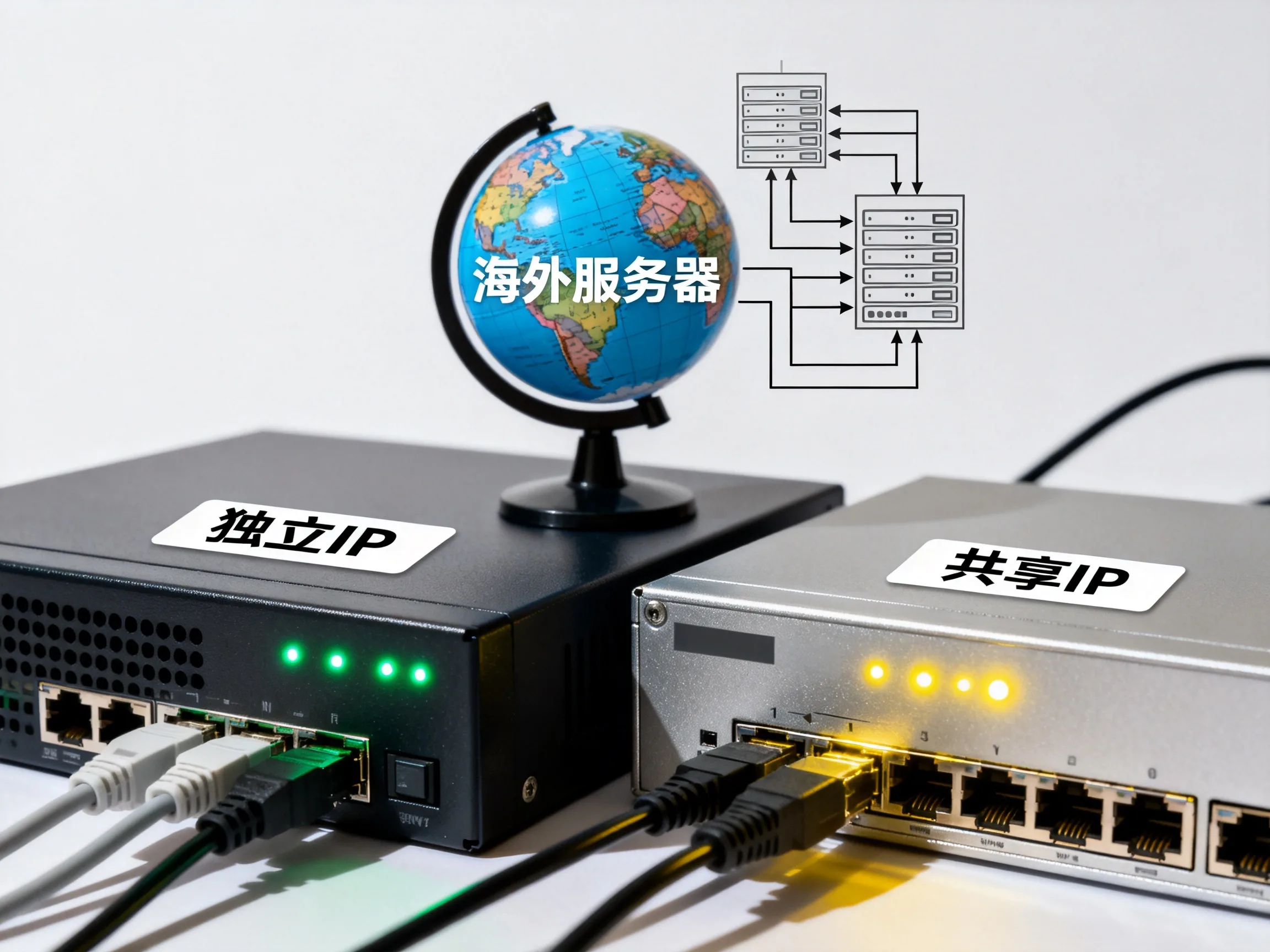 站群服务器独立IP和共享IP对SEO区别大吗，海外服务器怎么选？